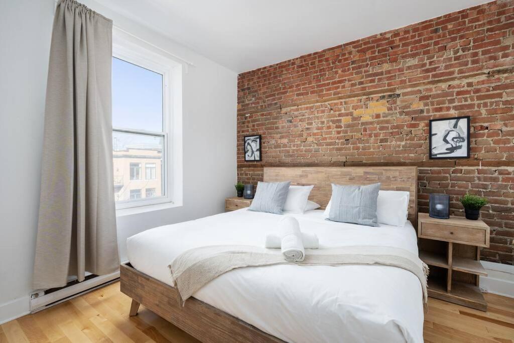 Chic Mile-End 3Br Getaway - Free Parking, Sleeps 8 Apartment Montreal Exterior photo